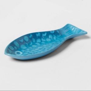 Opalhouse  bamboo melamine fish mini snack bowl